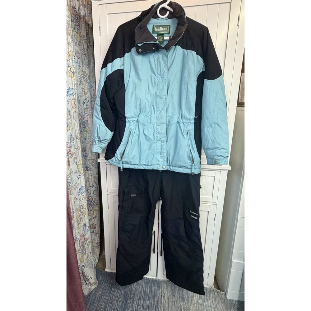 L.L. Bean Ski Jacket & Pants Gor-Tex Primaloft Set Women's Medium Winter Snow